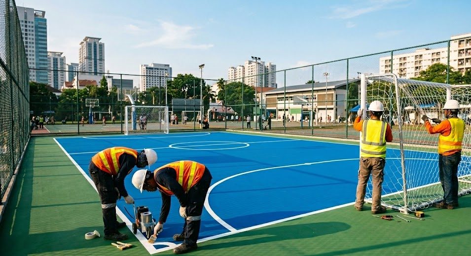 kontraktor lapangan futsal terpercaya