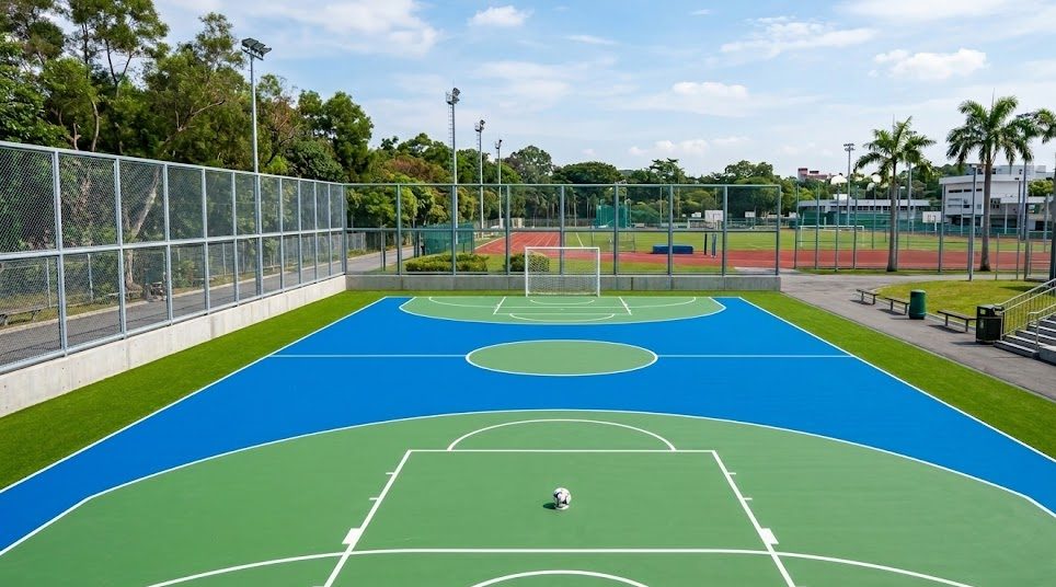 harga material lantai futsal