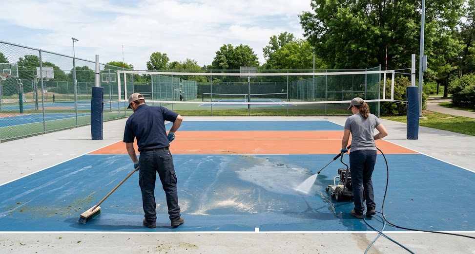 Menghilangkan Lumut Lapangan Voli: Panduan Mudah Anti-Licin!